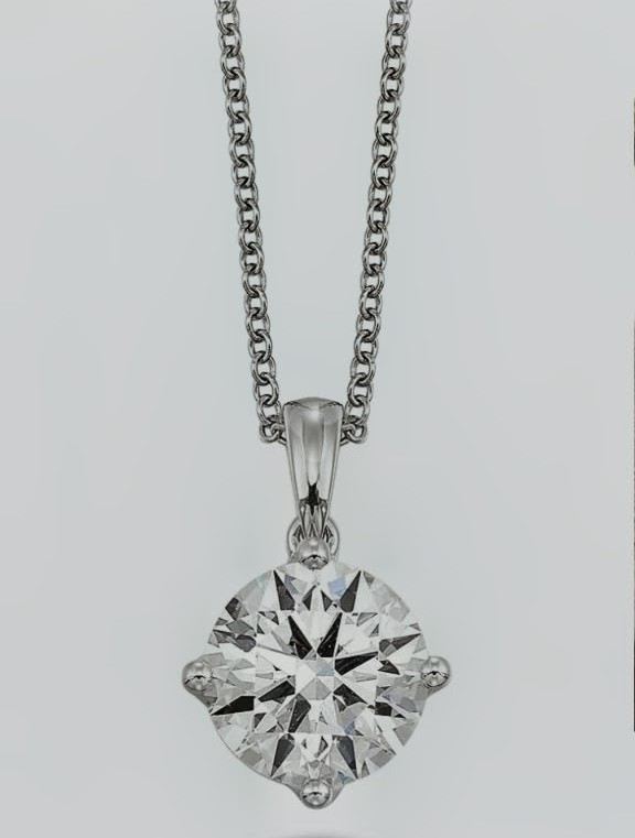 Round Diamond Necklace