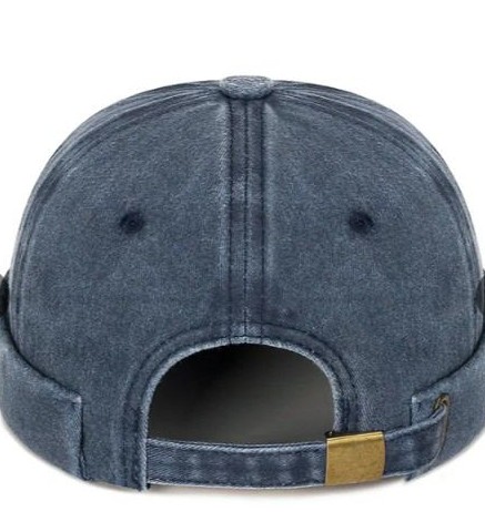 Denim Docker Cap — Adjustable Strap